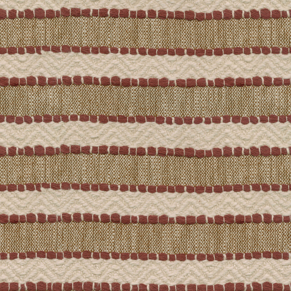 Inca Trail Cinnabar 408873 by PKL Studio Fabric - Base: 100% Cotton Backing: 100% Woven Polyester Bonded India N/A Horizontal: 1.5 and Vertical: 2.75 54 - Fabric Carolina -