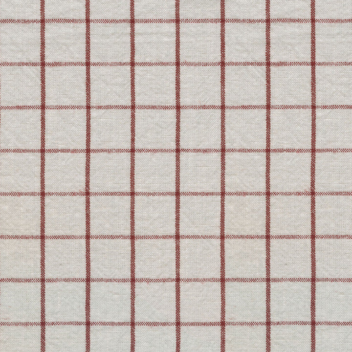Weston Grid Peppermint 408881 by PKL Studio Fabric - 55%Linen 45%Cotton CHINA 30000 Horizontal: 1.625 and Vertical: 1.625 54 - Fabric Carolina -