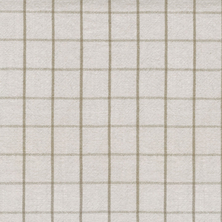 Weston Grid Birch 408883 by PKL Studio Fabric - 55%Linen 45%Cotton CHINA 30000 Horizontal: 1.625 and Vertical: 1.625 54 - Fabric Carolina -