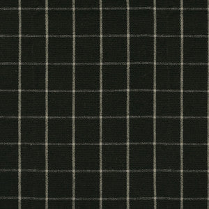 Weston Grid Onyx 408884 by PKL Studio Fabric