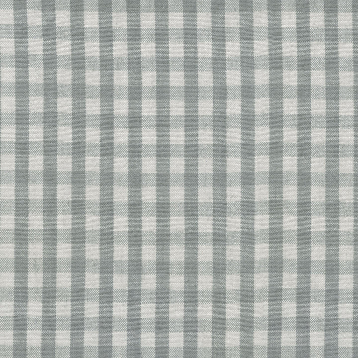 Logan Check Silver 408906 by PKL Studio Fabric - 55%Linen 45%Cotton CHINA 30000 Horizontal: 1 and Vertical: 1 54 - Fabric Carolina -