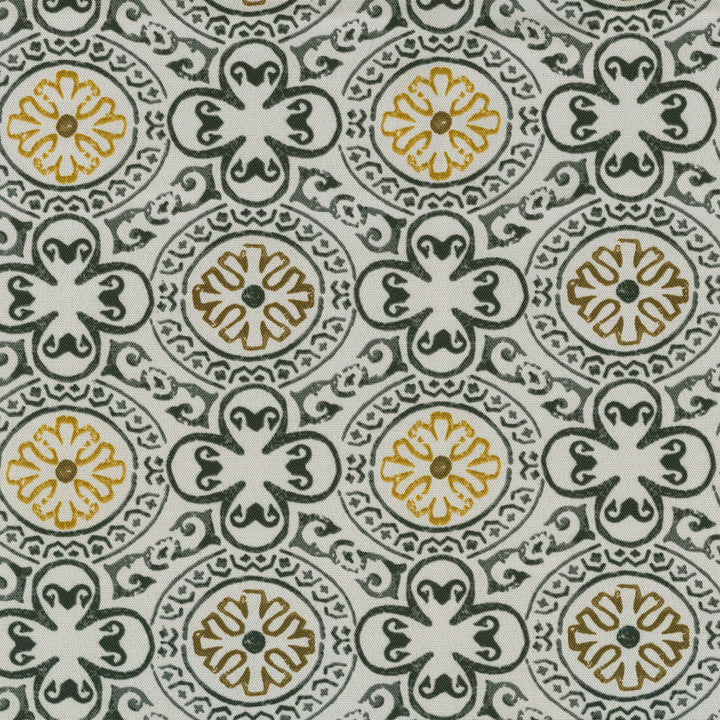 Bali Block Print Ebony 408912 by PKL Studio Outdoor Fabric - 100% Spun Polyester Pakistan 51000 Horizontal: 6.75 and Vertical: 6.31 54 - Fabric Carolina -