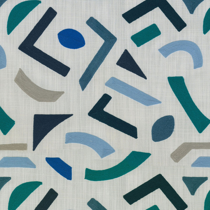Oslo Embroidery Horizon 409032 by PKL Studio Fabric - 69%Polyester 23%Acrylic 8%Linen Embroid:100%Acrylic INDIA 12000 Horizontal: 14.5 and Vertical: 15.5 57 - Fabric Carolina -