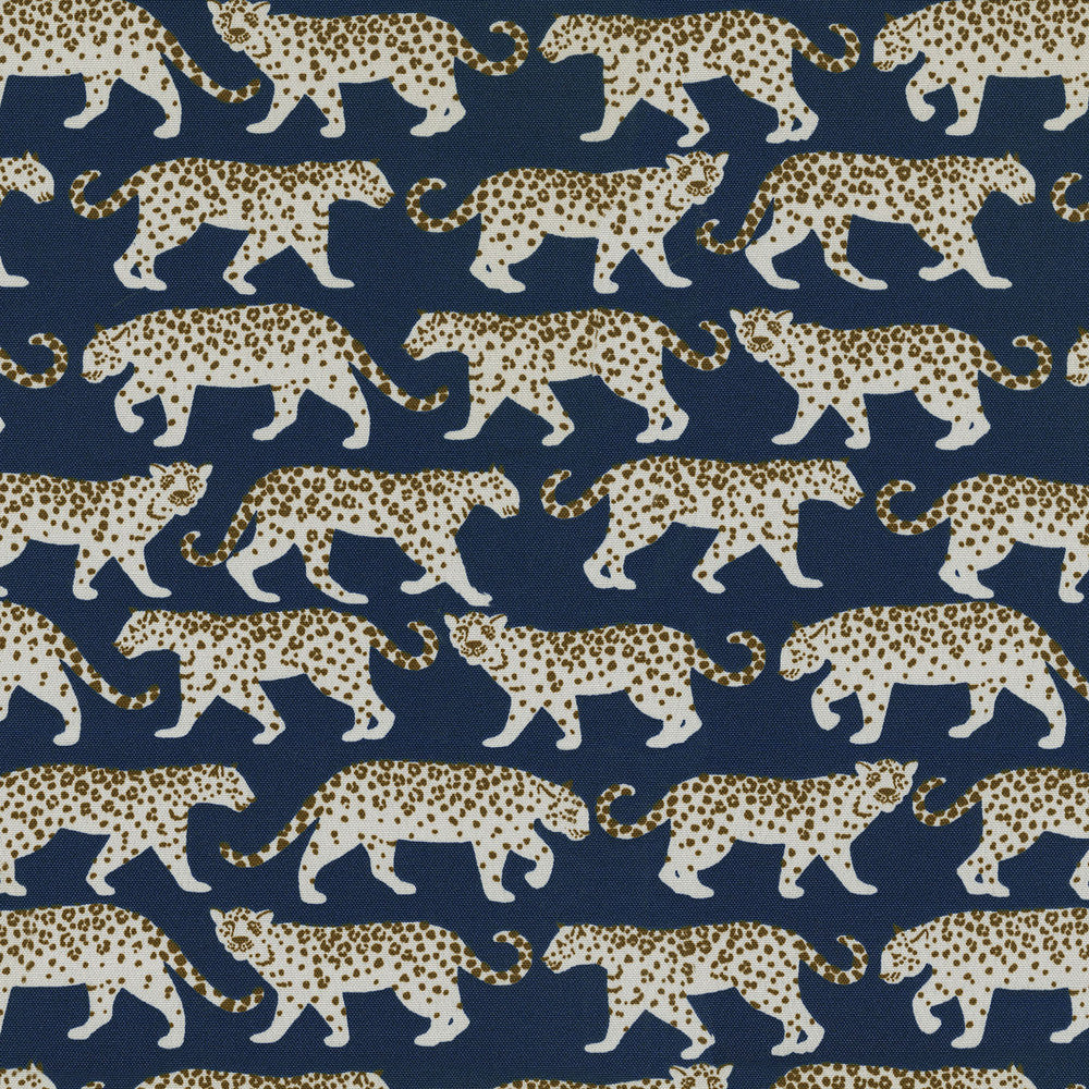 Od Tiger Walk Navy 409102 by PKL Studio Fabric - 100%Polyester PAKISTAN 51000 Horizontal: 13.5 and Vertical: 12.6 54 - Fabric Carolina -