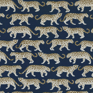 Od Tiger Walk Navy 409102 by PKL Studio Fabric
