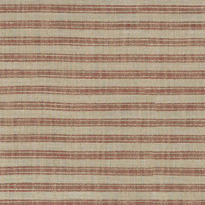 Ashton Ticking Farmhouse Red 409132 by Performance Fabric - 65%Polyester 20%Acrylic 15%Linen CHINA 51000 Horizontal: 0 and Vertical: 1 57 - Fabric Carolina -
