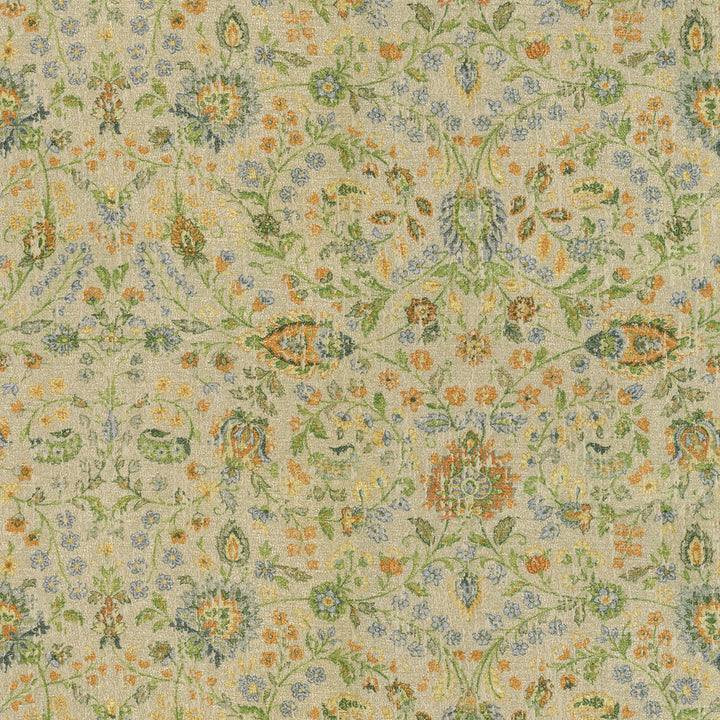 Ancient Arabesque Sunset 409140 by PKL Studio Fabric - 44%Rayon 41%Polyester 15%Cotton INDIA 51000 Horizontal: 27 and Vertical: 20 54 - Fabric Carolina -