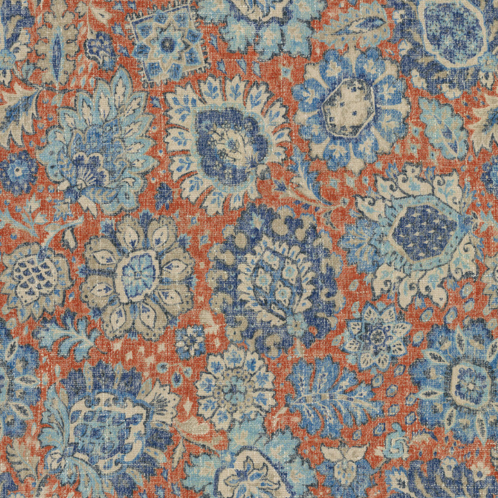 Heriz Medallions Federal 409320 by PKL Studio Fabric - Base:80% Polyester 20% Rayon Back:100% Latex CHINA 51000 Horizontal: 27 and Vertical: 27 54 - Fabric Carolina -