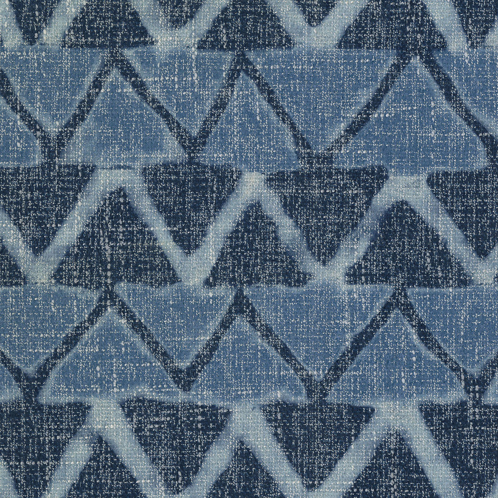 Farahan Geo Indigo 409331 by PKL Studio Fabric - Base:80%Polyester 20%Rayon Back:100%Latex CHINA 51000 Horizontal: 13.5 and Vertical: 13.5 54 - Fabric Carolina -