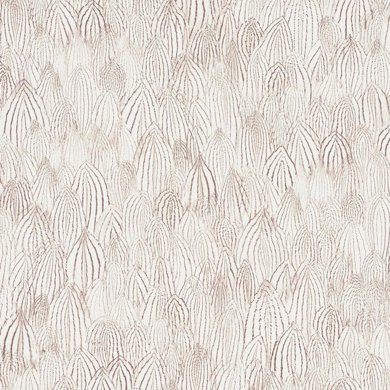 Feathers Brown 5008612 by Schumacher Wallpaper Silver Lining Performance Wallcoverings 13.5" - Fabric Carolina -