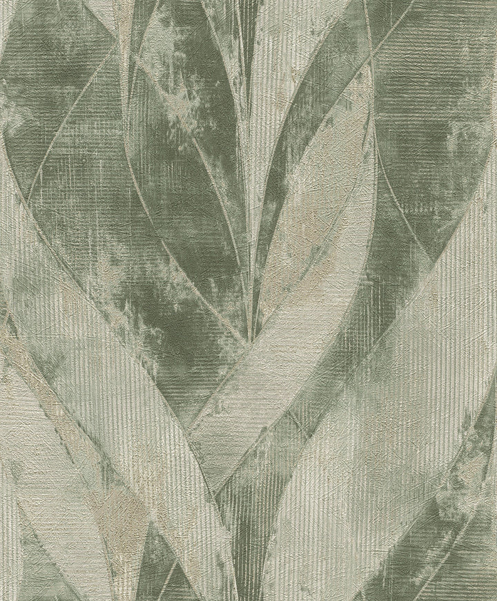 Blake Moss Leaf Wallpaper by Advantage Concrete Covers about 57.5 square feet 20.9-in by 33-ft long roll Unpasted 12.6 - Fabric Carolina -