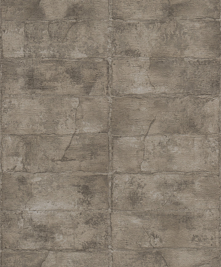 Clay Dark Grey Stone Wallpaper by Advantage Concrete Covers about 57.5 square feet 20.9-in by 33-ft long roll Unpasted 3.5 - Fabric Carolina -