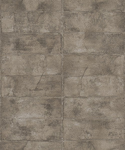 Clay Dark Grey Stone Wallpaper by Advantage