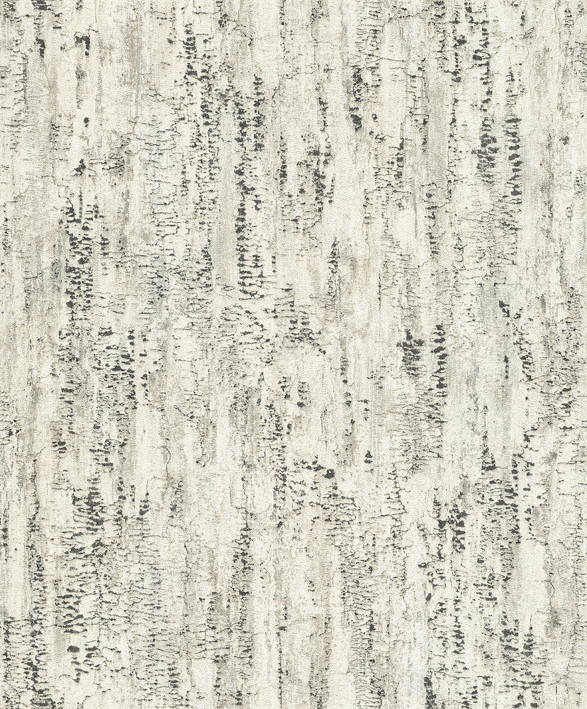 Colm Charcoal Birch Wallpaper by Advantage Concrete Covers about 57.5 square feet 20.9-in by 33-ft long roll Unpasted 0 - Fabric Carolina -