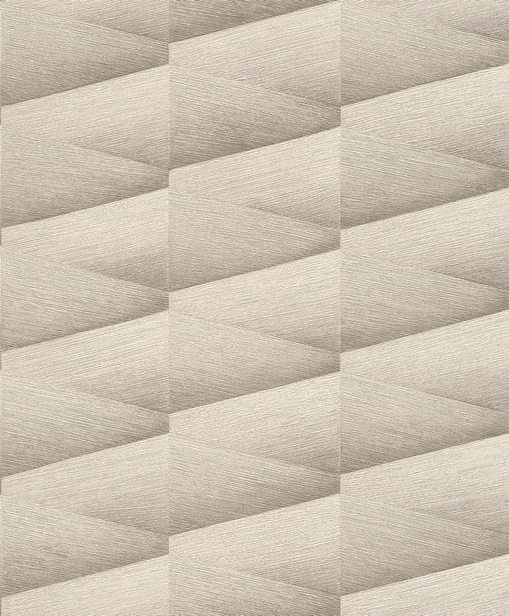 Shae Grey Geo Wallpaper by Advantage Concrete Covers about 57.5 square feet 20.9-in by 33-ft long roll Unpasted 12.6 - Fabric Carolina -