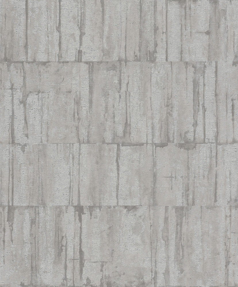 Buck Silver Horizontal Wallpaper by Advantage Concrete Covers about 57.5 square feet 20.9-in by 33-ft long roll Unpasted 12.6 - Fabric Carolina -