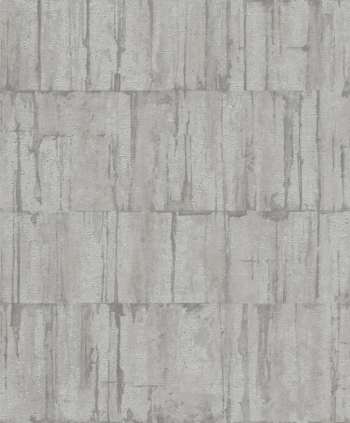 Buck Silver Horizontal Wallpaper by Advantage Concrete Covers about 57.5 square feet 20.9-in by 33-ft long roll Unpasted 12.6 - Fabric Carolina -