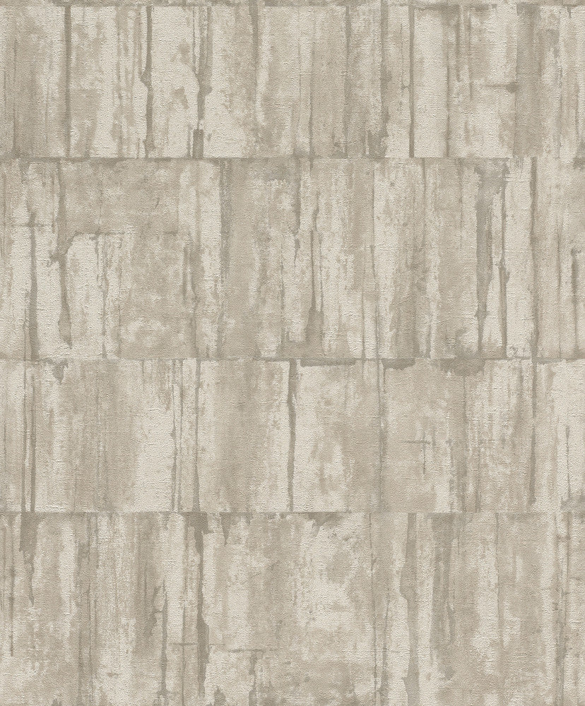 Buck Taupe Horizontal Wallpaper by Advantage Concrete Covers about 57.5 square feet 20.9-in by 33-ft long roll Unpasted 12.6 - Fabric Carolina -