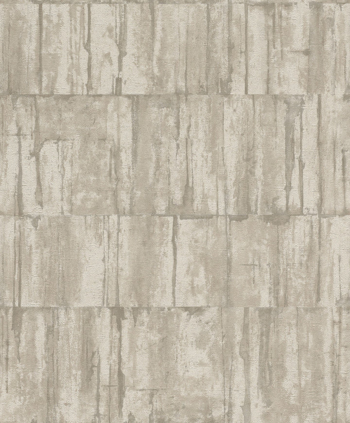 Buck Taupe Horizontal Wallpaper by Advantage Concrete Covers about 57.5 square feet 20.9-in by 33-ft long roll Unpasted 12.6 - Fabric Carolina -