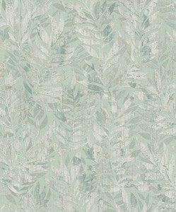 Beck Green Leaf Wallpaper by Advantage