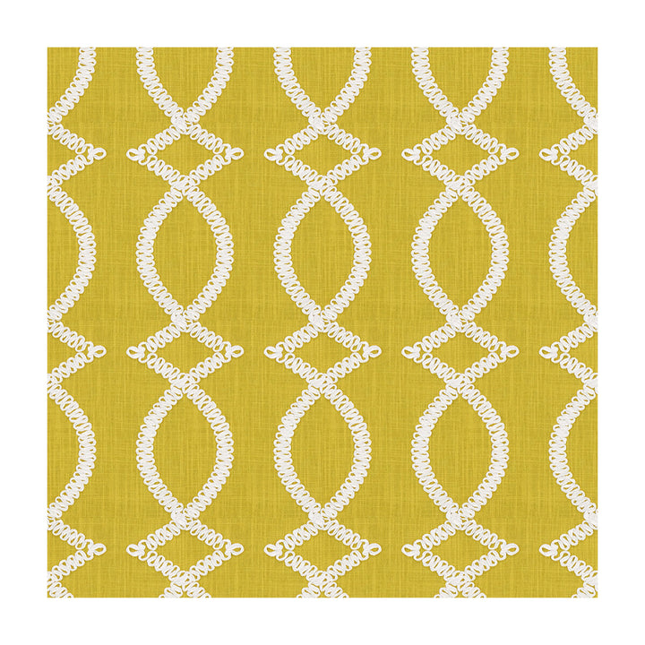 Maxime Chartreuse by Kravet Design Fabric KATE SPADE CURIOSITIES VISCOSE - 75%;LINEN - 25% India Horizontal: 6.5 and Vertical: 9 51 - Fabric Carolina -