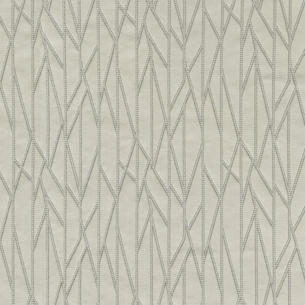 Rochelle Platinum 409971 by PKL Studio Fabric - 65% Polyester 34% Cotton 1% Lycra INDIA 6000 Horizontal: 9.7 and Vertical: 6.7 55 - Fabric Carolina -