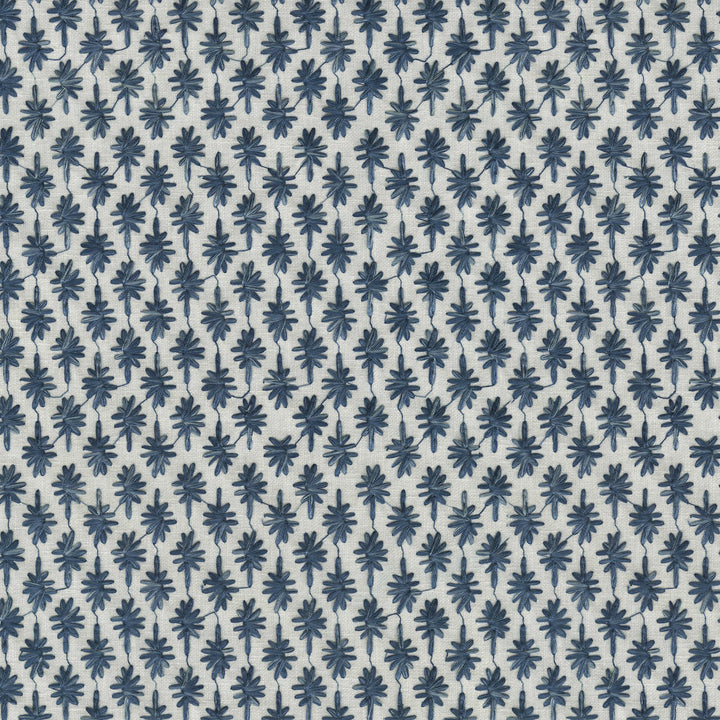 Crest Haven Emb Porcelain 410140 by PKL Studio Fabric - 50%Polyester 50%Cotton Embroid:100%Viscose INDIA 51000 Horizontal: 1.1 and Vertical: 1.2 54 - Fabric Carolina -
