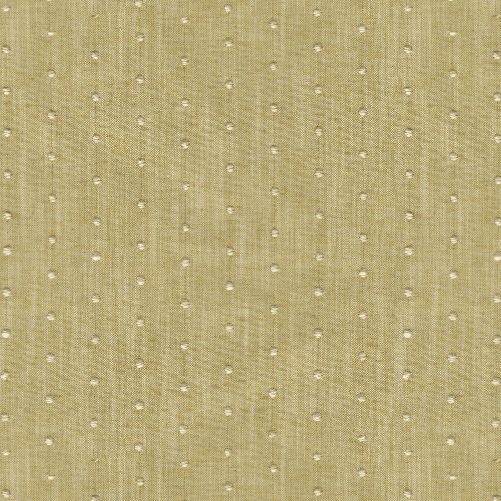 PK Lifestyles Fabric Swiss Dot Emb Goldenrod - 82% polyester, 11% cotton, 7% linen EMB: 78% cotton, 22% viscose India 51000 Horizontal: 2.38 and Vertical: 1 54 - My Fabric Connection -