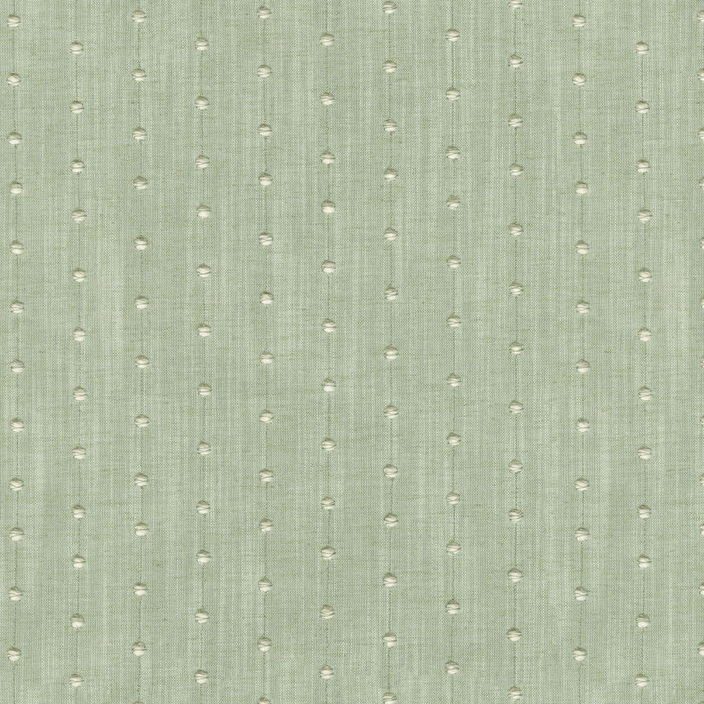 Swiss Dot Emb Mint by PK Lifestyles Designer Fabric - 82% polyester, 11% cotton, 7% linen EMB: 78% cotton, 22% viscose India 51000 Horizontal: 2.38 and Vertical: 1 54 - Swanky Fabrics -