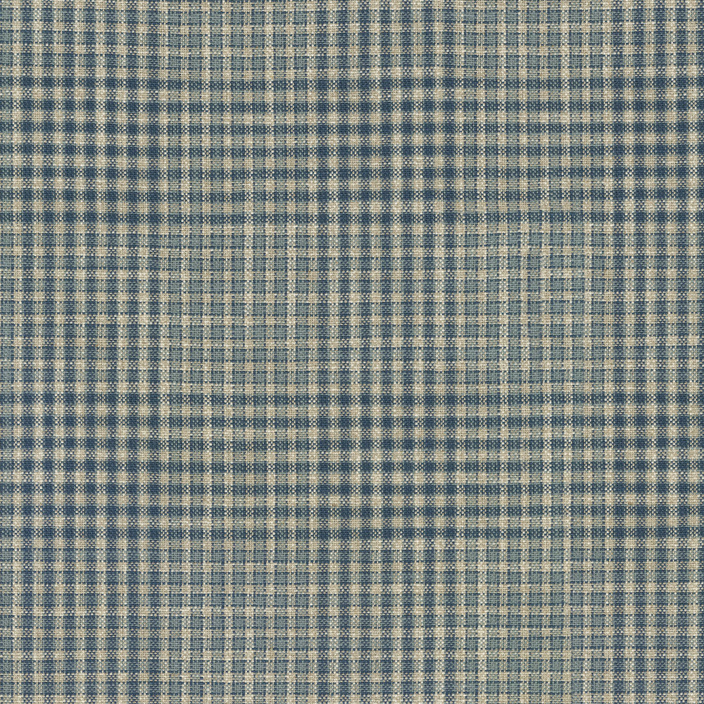Byron Plaid Atlantic 410200 by PKL Studio Fabric - 7%Polyester 78%Cotton 15%Linen INDIA 51000 Horizontal: 5.4 and Vertical: 4.8 54 - Fabric Carolina -