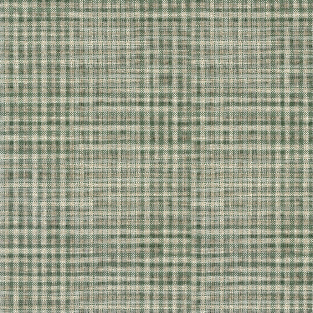 Byron Plaid Thyme 410202 by PKL Studio Fabric - 7% Polyester 78% Cotton 15% Linen INDIA 51000 Horizontal: 5.4 and Vertical: 4.8 54 - Fabric Carolina -
