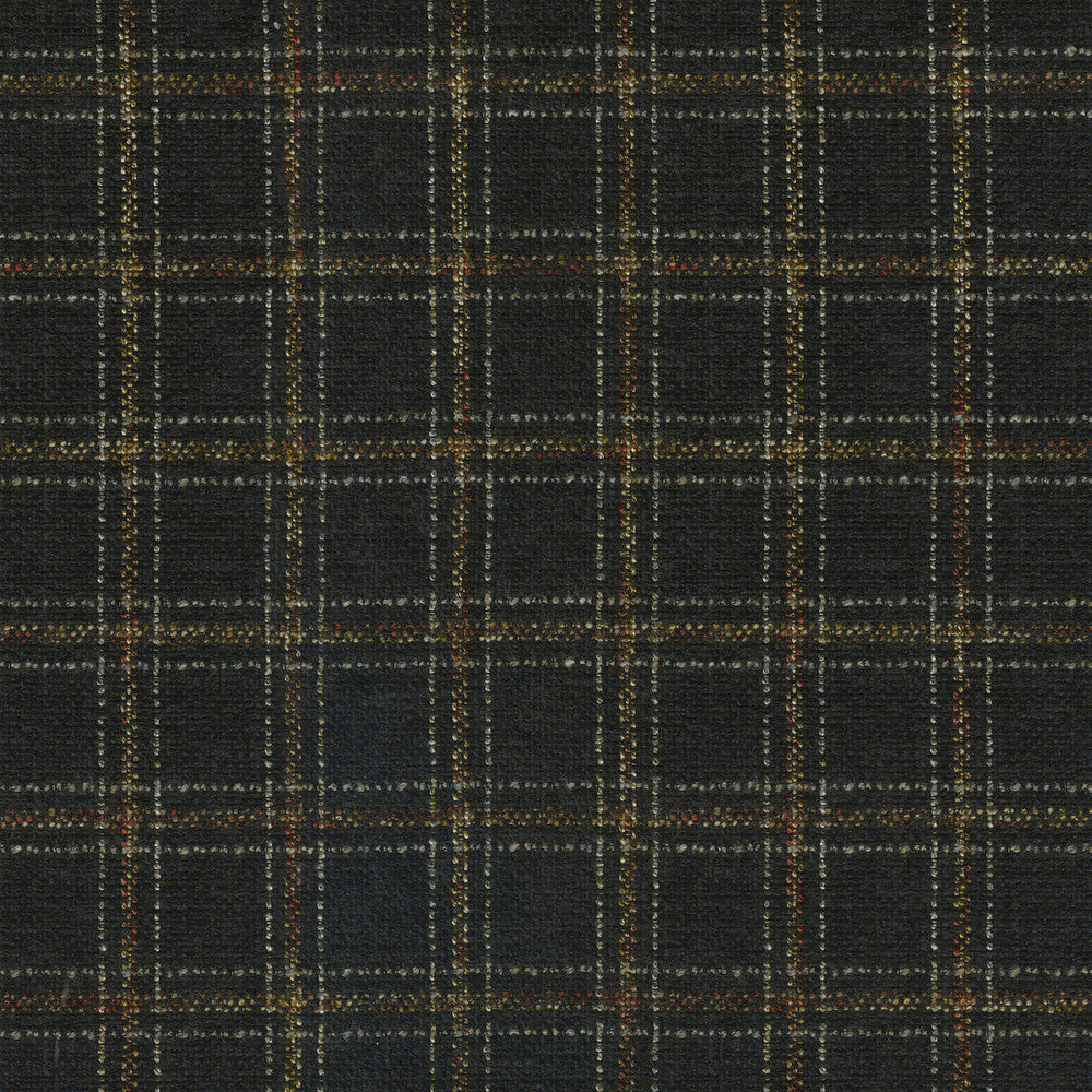 Glendale Plaid Raven 410210 by PKL Studio Fabric - 100%Polyester INDIA 510000 Horizontal: 2 and Vertical: 2.3 54 - Fabric Carolina -