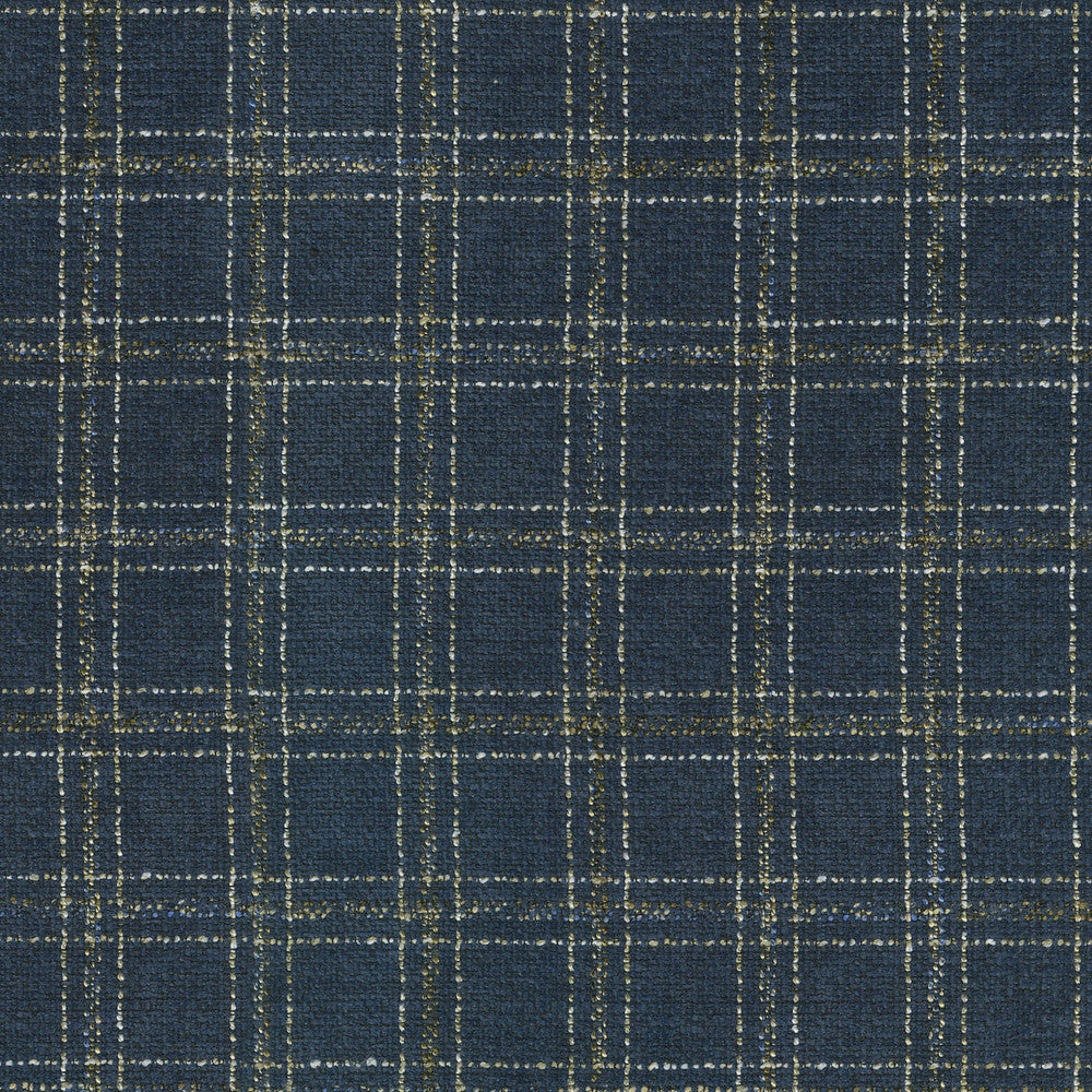 Glendale Plaid Navy 410211 by PKL Studio Fabric - 100%Polyester INDIA 510000 Horizontal: 2 and Vertical: 2.3 54 - Fabric Carolina -
