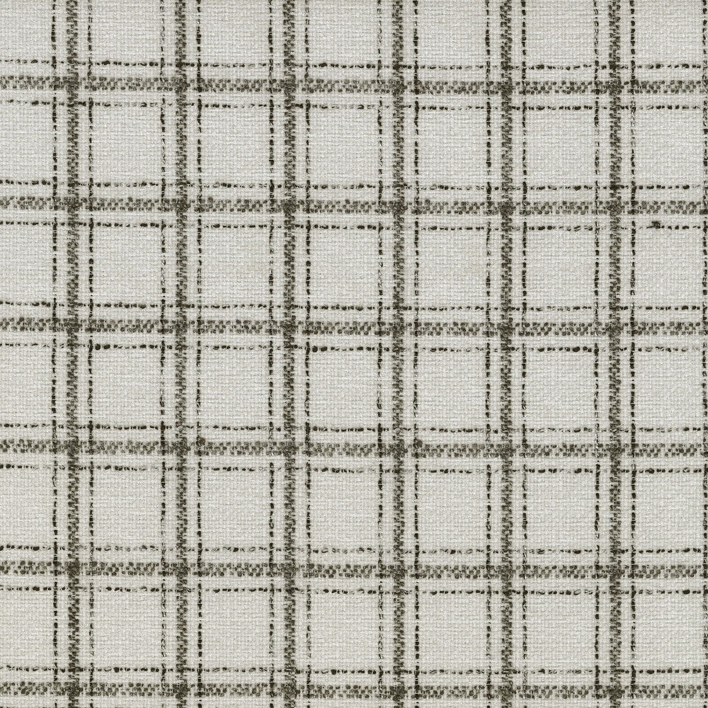 Glendale Plaid Domino 410213 by PKL Studio Fabric - 100%Polyester INDIA 510000 Horizontal: 2 and Vertical: 2.3 54 - Fabric Carolina -