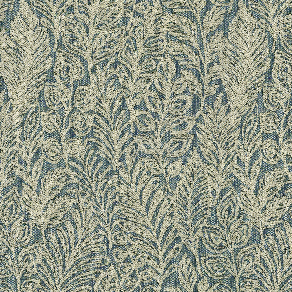 Climbing Leaves Indigo 410223 by PKL Studio Fabric - 100%Polyester CHINA 15000 Horizontal: 14.5 and Vertical: 19.25 57 - Fabric Carolina -