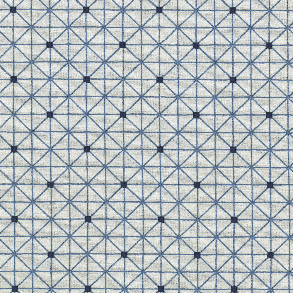 Sierra Embr Porcelain 410252 by PKL Studio Fabric - 71%Polyester 29%Cotton Embroid:100%Viscose INDIA 51000 Horizontal: 3.25 and Vertical: 3.2 54 - Fabric Carolina -