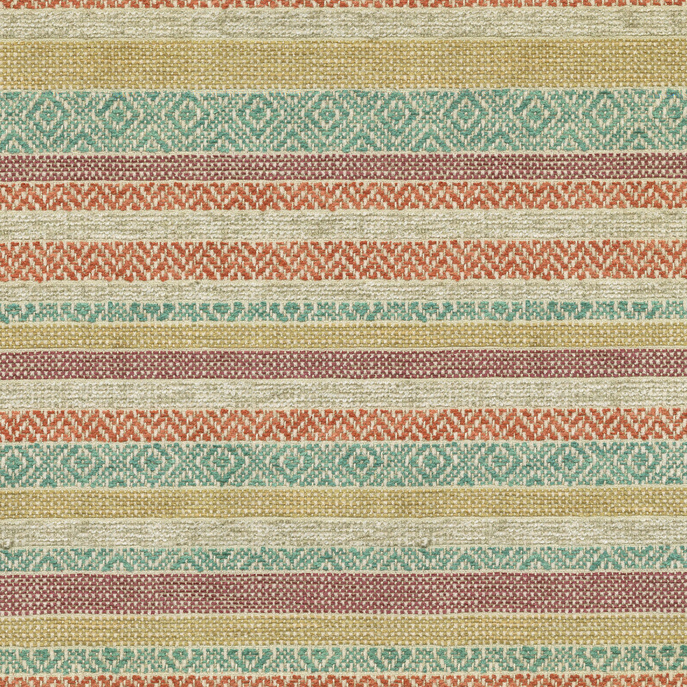 Kilim Bands Fiesta 410310 by PKL Studio Fabric - 67%Polyester 23%Viscose 3%Linen 7%Cotton INDIA 51000 Horizontal: 1.3 and Vertical: 7 54 - Fabric Carolina -