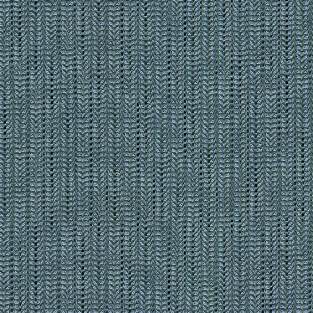 Linear Leaves Indigo 410354 by PKL Studio Fabric - 100%Cotton TURKEY 9000 Horizontal: 0.75 and Vertical: 0.25 54 - Fabric Carolina -