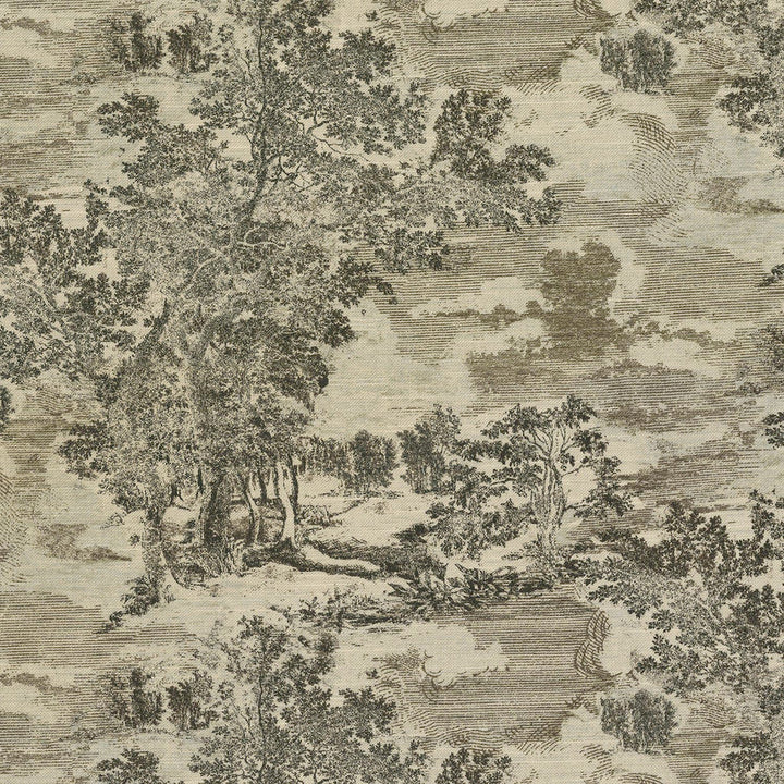 Serene Scenes Zinc 410392 by PKL Studio Designer Fabric - Base:100%Cotton CHINA 19000 Horizontal: 13.5 and Vertical: 13.5 54 - Swanky Fabrics -