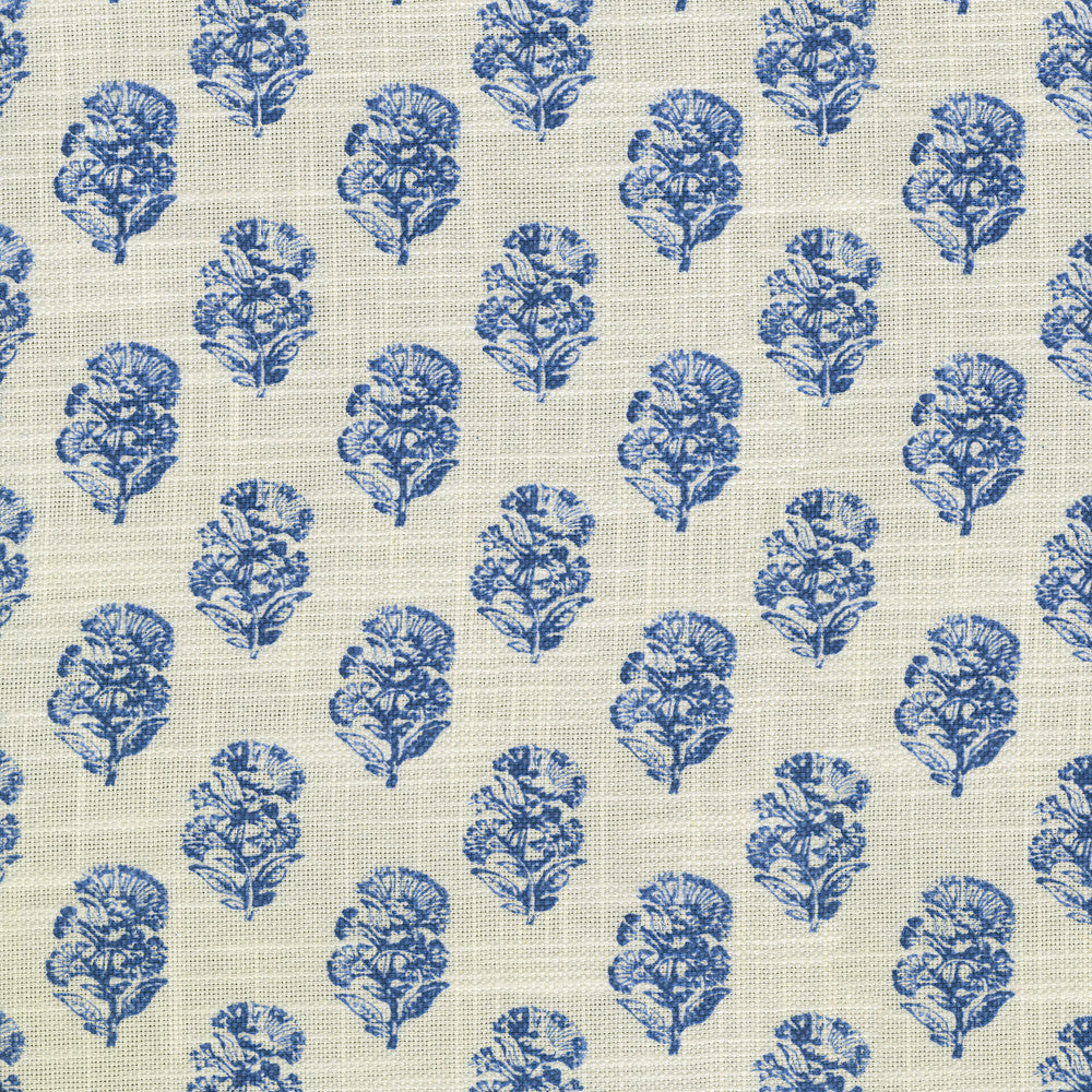 Posy Aegean 410421 by PKL Studio Fabric - 75% Cotton 25% Linen PAKISTAN 31000 Horizontal: 3.75 and Vertical: 3.125 55 - Fabric Carolina -