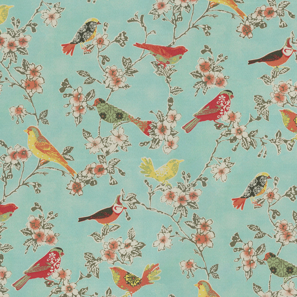 Od Tweet Toile Robin'S Egg 410442 by PKL Studio Fabric - 100% Polyester PAKISTAN 22000 Horizontal: 13.5 and Vertical: 25.25 55 - Fabric Carolina -