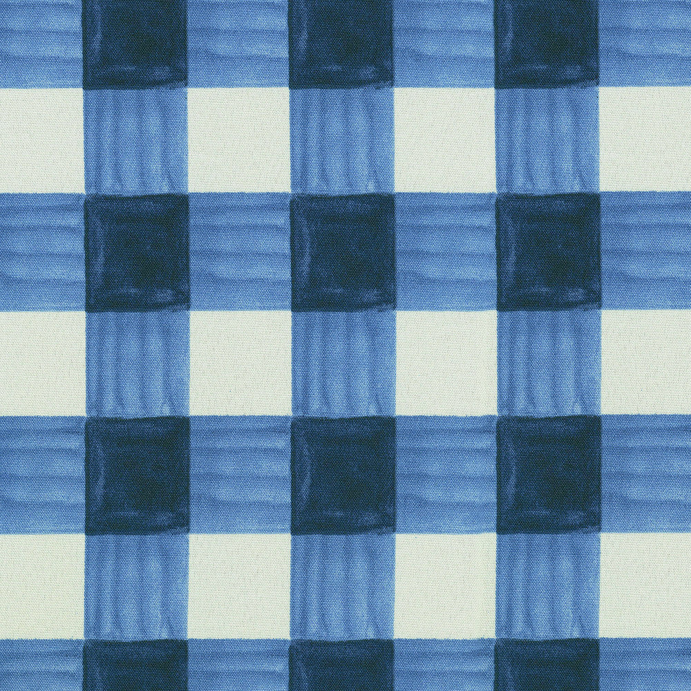 Od Painterly Plaid Sky 410460 by PKL Studio Fabric - 100%Polyester PAKISTAN 13000 Horizontal: 3.875 and Vertical: 3.875 55 - Fabric Carolina -