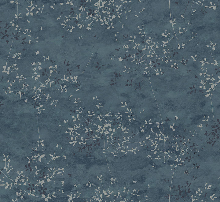 Arian Blue Inkburst Wallpaper by A-Street Prints Lumina Covers about 75.9 square feet 27.6-in by 33-ft long roll Unpasted 12.6 - Fabric Carolina -