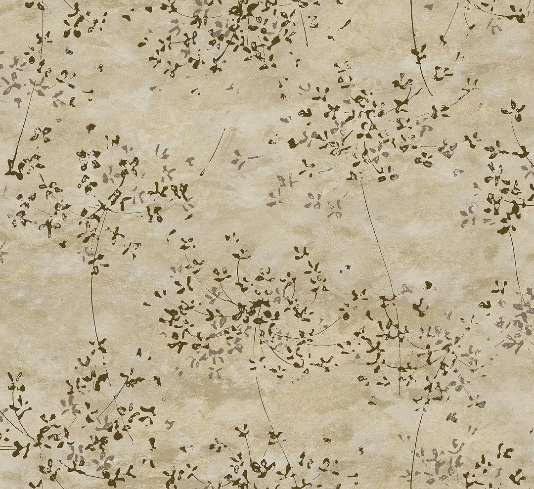 Arian Gold Inkburst Wallpaper by A-Street Prints Designer