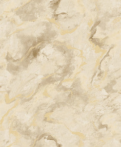 Silenus Gold Marbled Wallpaper by A-Street Prints