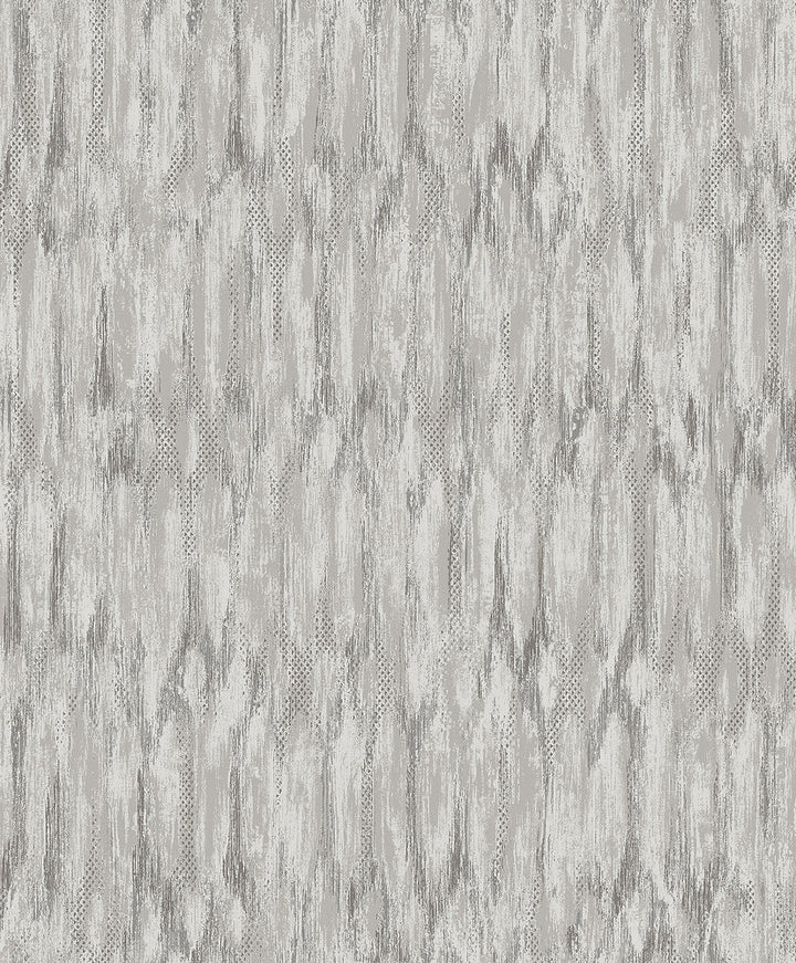 Kintana Silver Abstract Trellis Wallpaper by A-Street Prints Lumina Covers about 57.8 square feet 21-in by 33-ft long roll Unpasted 12.6 - Fabric Carolina -