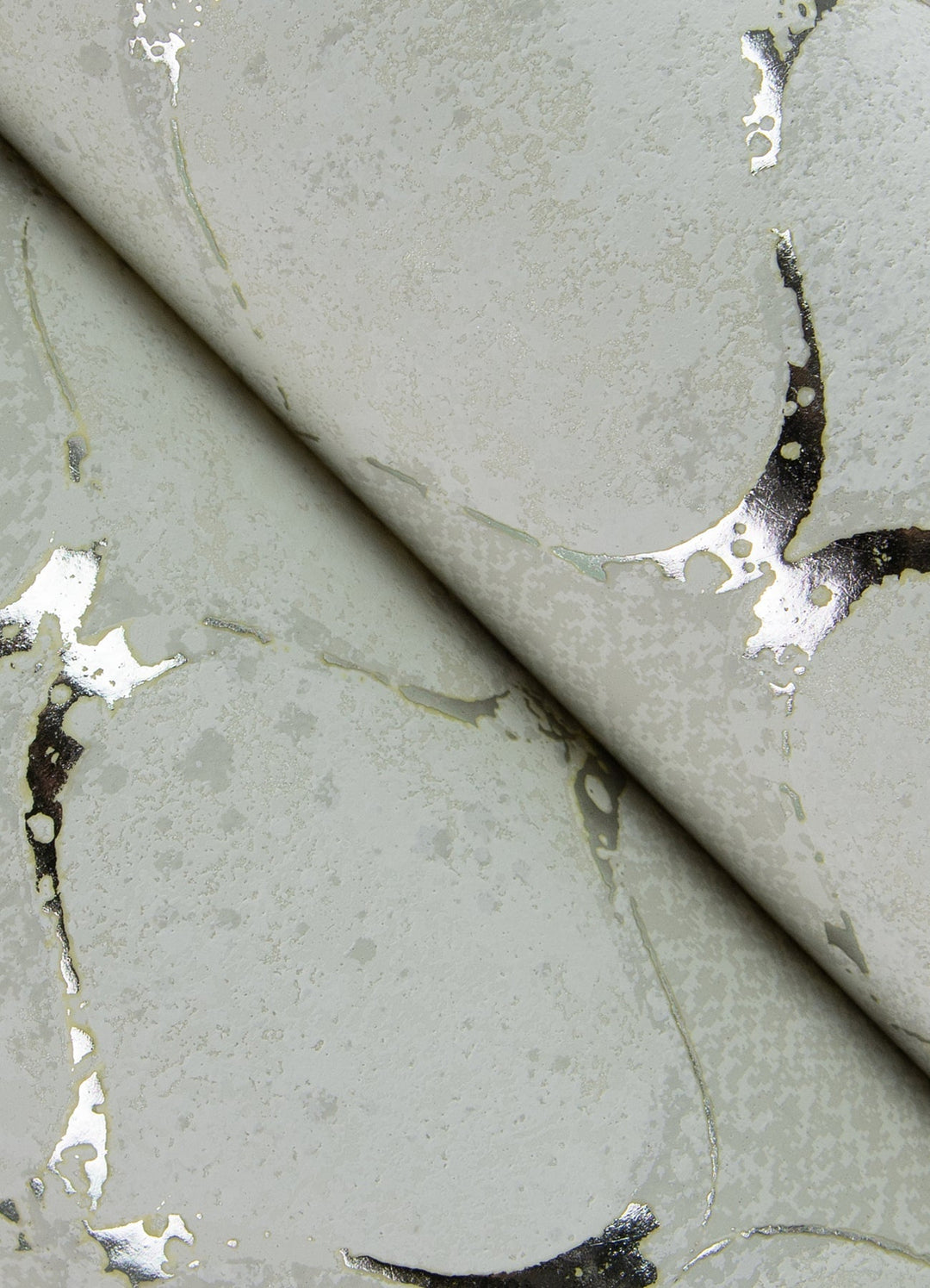 Pilak Silver Ogee Tile Wallpaper by A-Street Prints Designer