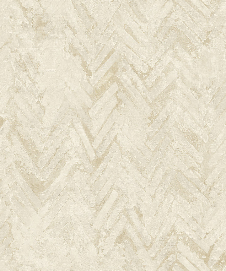 Amesemi Cream Distressed Herringbone Wallpaper by A-Street Prints Lumina Covers about 57.8 square feet 21-in by 33-ft long roll Unpasted 12.6 - Fabric Carolina -