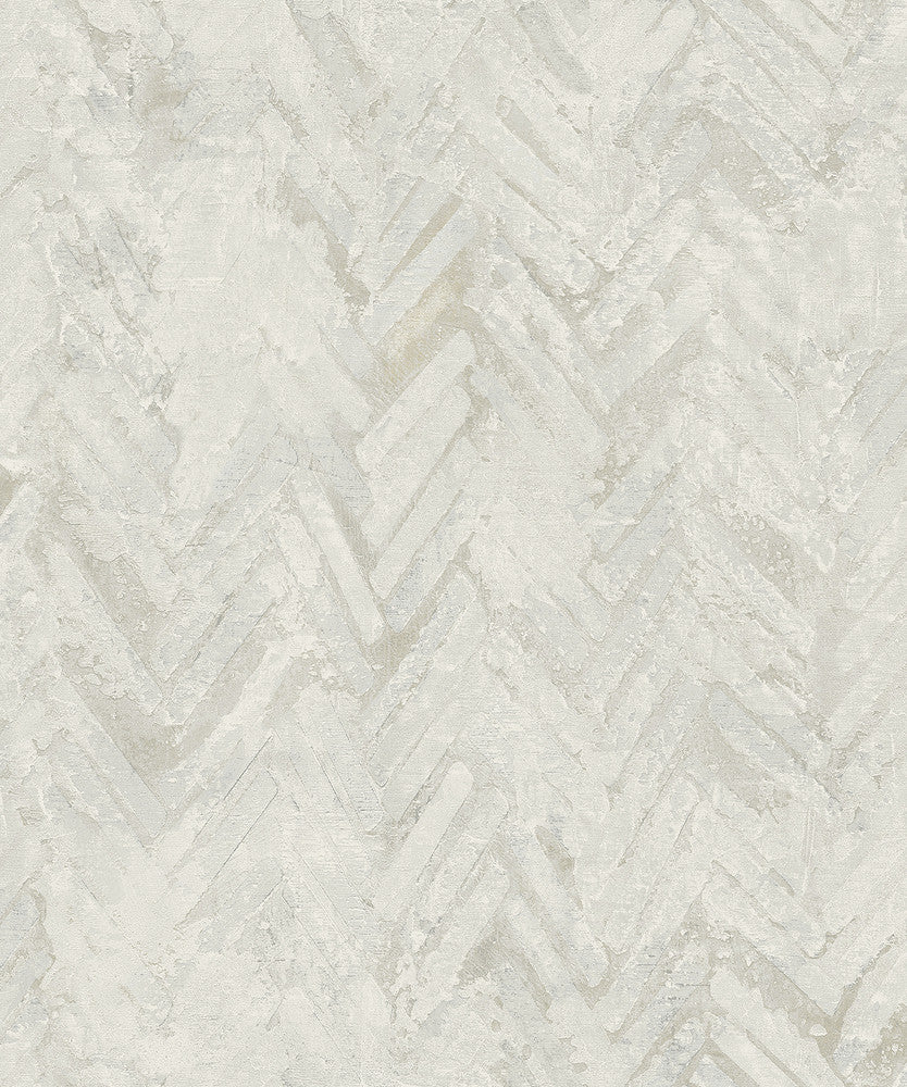Amesemi Off White Distressed Herringbone Wallpaper by A-Street Prints Lumina Covers about 57.8 square feet 21-in by 33-ft long roll Unpasted 12.6 - Fabric Carolina -