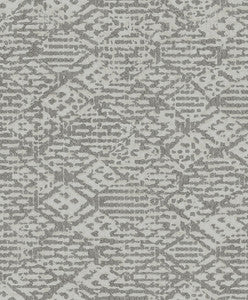 Helene Pewter Glitter Geometric Wallpaper by A-Street Prints